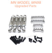 16-MN-MODEL-MN98-D98-Upgrades-Parts-Metal-Shock-and-Shock-Seat-Silver