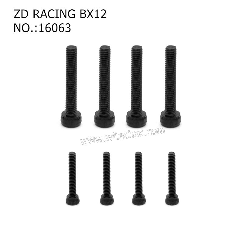 ZD Racing RX12 Parts M3x18 M2x12 16063 