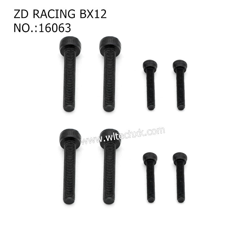 ZD Racing RX12 Parts M3x18 M2x12 16063 -5