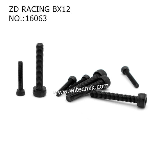 ZD Racing RX12 Parts M3x18 M2x12 16063 -6