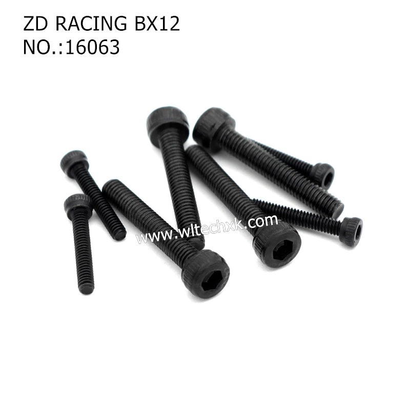 ZD Racing RX12 Parts M3x18 M2x12 16063 -4
