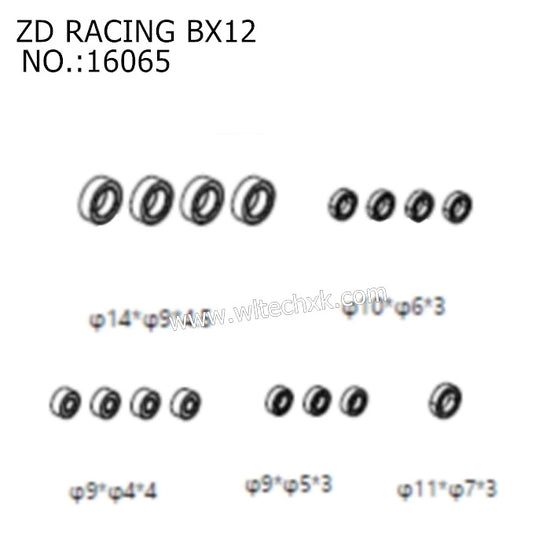 ZD Racing RX12 Parts Bearing Set 16065 