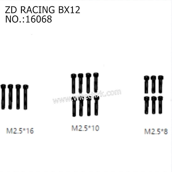 ZD Racing RX12 Parts Cup Head Screw 16068 
