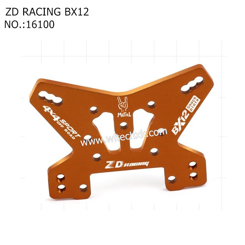 ZD Racing RX12 Parts Rear Shock Plate 16100 
