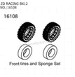 ZD Racing RX12 Parts Front Tires and Spone Set 16108 -1