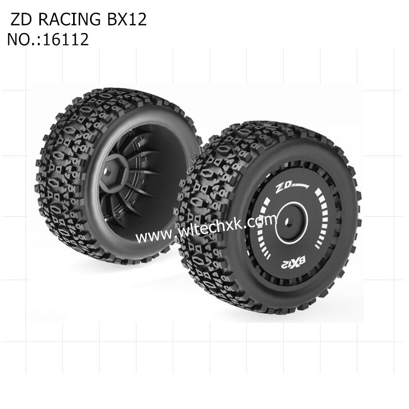 ZD Racing RX12 Parts Rear Tire Assemble 16112 