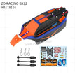 ZD Racing RX12 Parts Black Body Shell PVC Magic Sticker Orange 16116-1