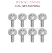 WLTOYS 124018 RC Car Original parts 1656 Cross head screw ST2.5X8PWM6