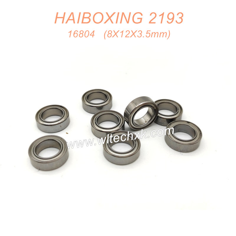 16804 Ball Bearings (8X12X3.5mm) Parts For HAIBOXING 2193 Drift RC Car