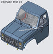 CROSSRC EMO X3 Parts Car Body Kit CS-97401214 BLUE