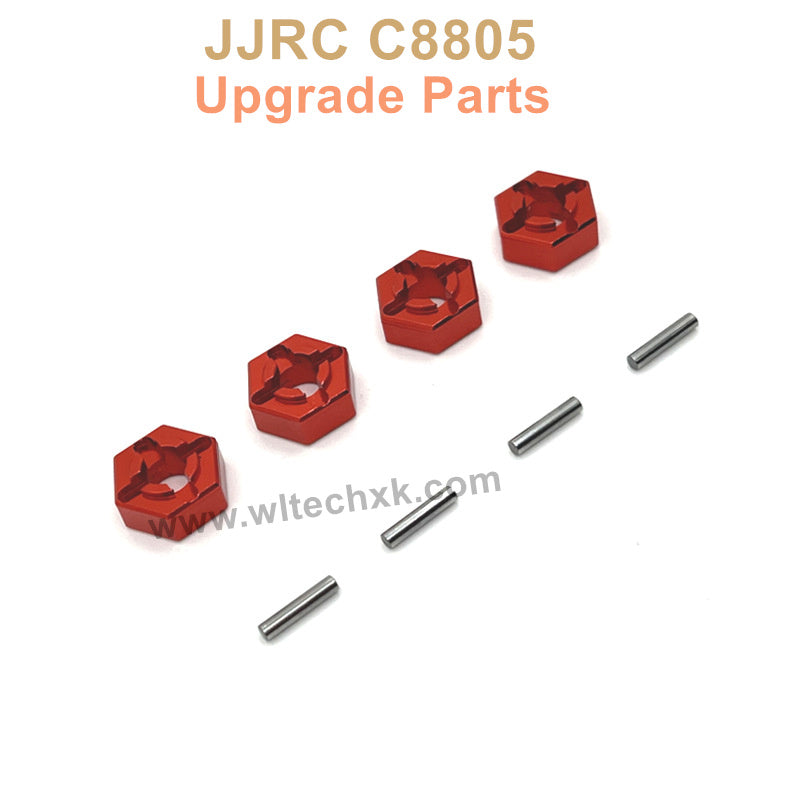 17-JJRC C8805 Upgrade Parts Metal Wheel Hex Red