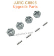 17-JJRC C8805 Upgrade Parts Metal Wheel Hex Titanium