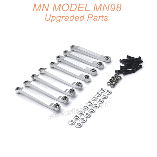 17-MN-MODEL-MN98-D98-Upgrades-Parts-Fixing-Connect-Rod-Silver-1
