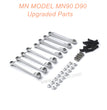 17-MNMODEL-MN90-D90-rc-car-Upgrades-Parts-Fixing-Connect-Rod-Silver-1