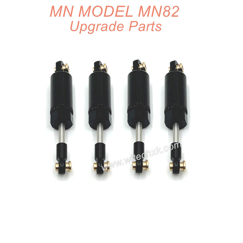 17-MN MODEL D90 D91 D96 99S MN82 LC79 MN78 C14 C24 Upgrade Parts Oil Shock Black-1