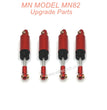 17-MN MODEL D90 D91 D96 99S MN82 LC79 MN78 C14 C24 Upgrade Parts Oil Shock Red-1