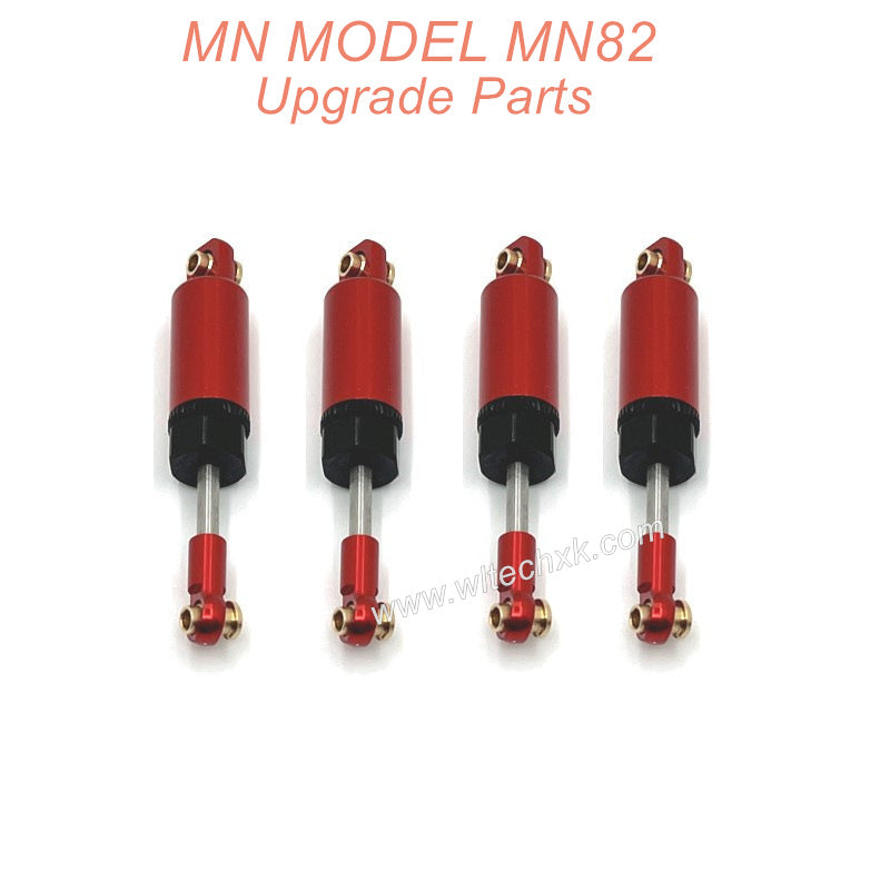 17-MN MODEL D90 D91 D96 99S MN82 LC79 MN78 C14 C24 Upgrade Parts Oil Shock Red-1