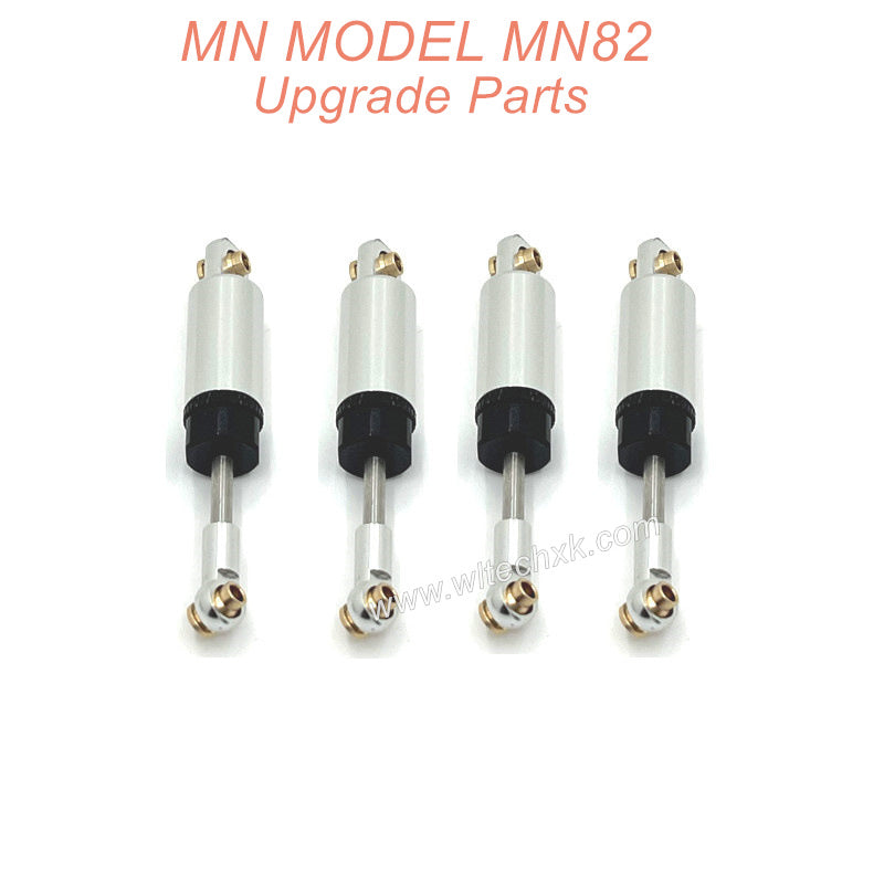 17-MN MODEL D90 D91 D96 99S MN82 LC79 MN78 C14 C24 Upgrade Parts Oil Shock Silver-1