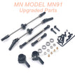 18-MNMODEL-MN91-rc-car-Upgrades-Parts-Front-and-Rear-Axle-Assembly-and-Connect-Rods-Black