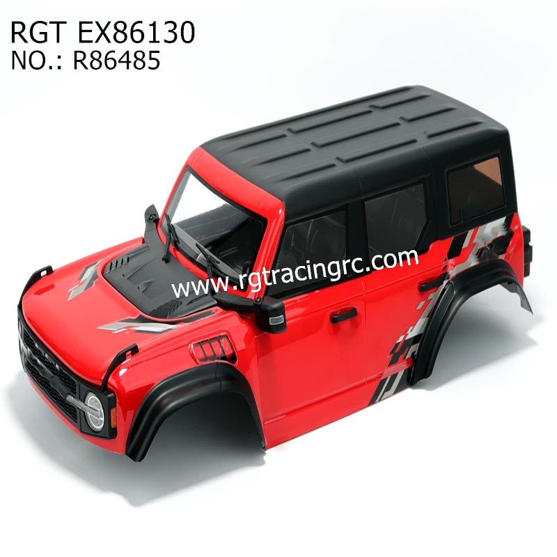 RGT EX86130 Original Parts Pre Assembled PC Body P86485 red