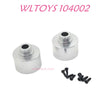 WLTOYS 104002 Central Connect Cups Upgrade 1/10 brushless 4WD Brushless 60km/h RC Car  