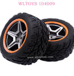 WLTOYS 104009 1/10 RC Car parts 1968Wheel Assembly Original 1pair