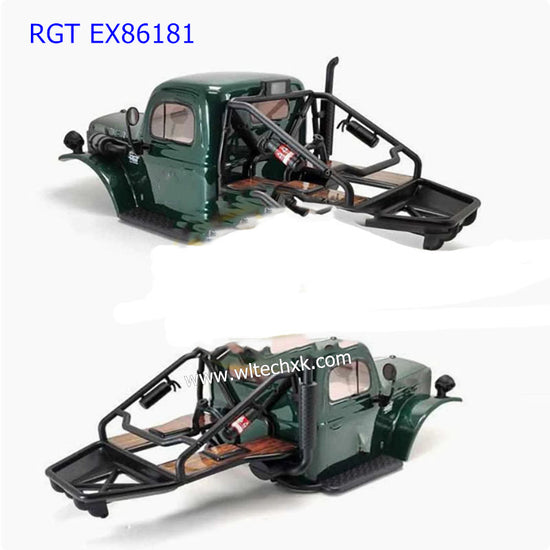 RGT EX86181 Upgrade Parts DIY modified parts Original car shell GREEN-2