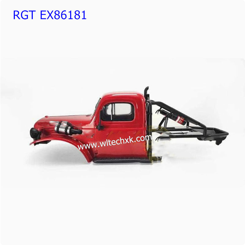 RGT EX86181 Upgrade Parts DIY modified parts Original car shell RED-2
