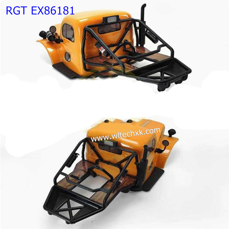 RGT EX86181 Upgrade Parts DIY modified parts Original car shell YELLOW-2