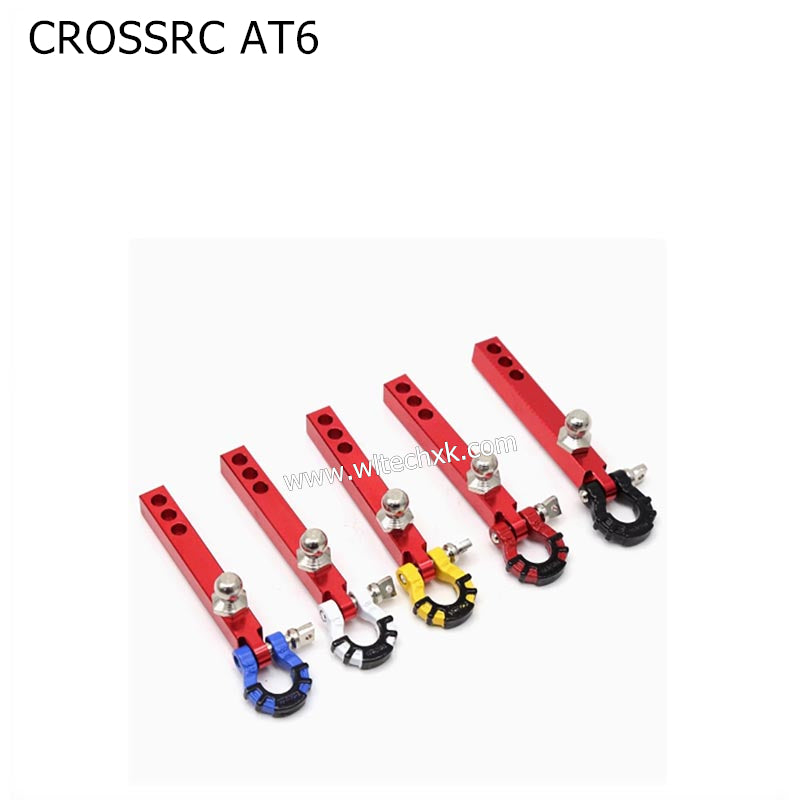 CROSSRC AT6 Parts Metal Trailer Hook Ball Head + U Buckle Rescue Hook-2