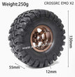 CROSSRC EMO X2 Parts 2.2 inch ET37 Wheel Boots Tire-4