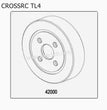 CROSSRC TL4 Parts Rear Wheel Weight Upgrade CS-97401404