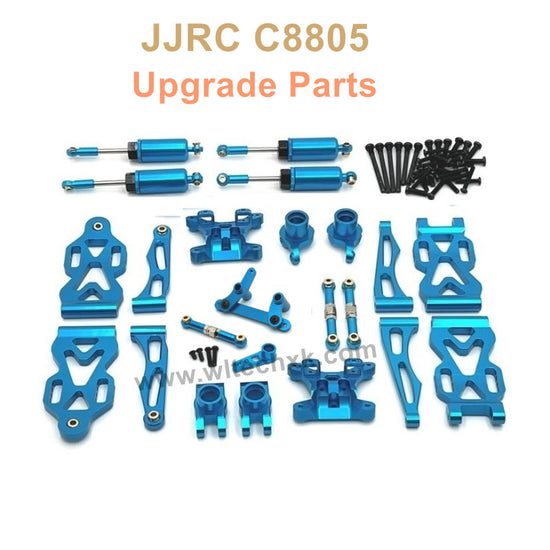 2-JJRC C8805 Upgrade Parts Alloy Kit Blue