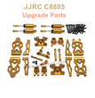 2-JJRC C8805 Upgrade Parts Alloy Kit Gold