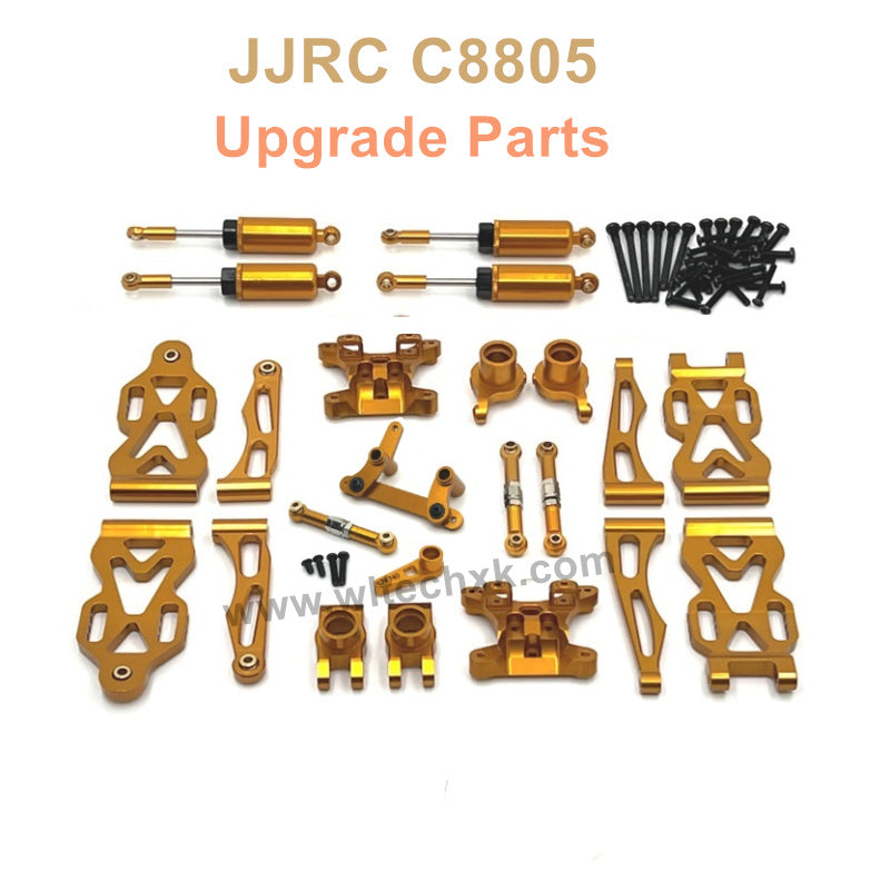 2-JJRC C8805 Upgrade Parts Alloy Kit Gold