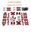 2-JJRC C8805 Upgrade Parts Alloy Kit Red