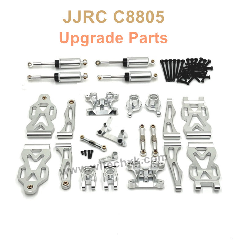 2-JJRC C8805 Upgrade Parts Alloy Kit Silver