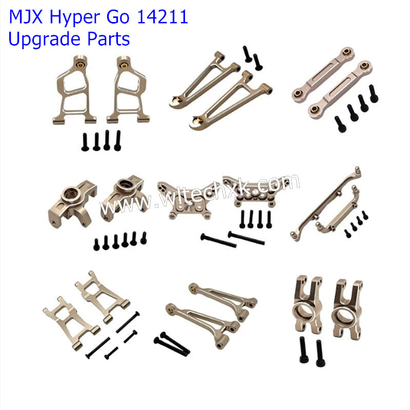 MJX Hyper Go 14211 Upgrade Parts Metal Upgrade Kit Package Set GOLD