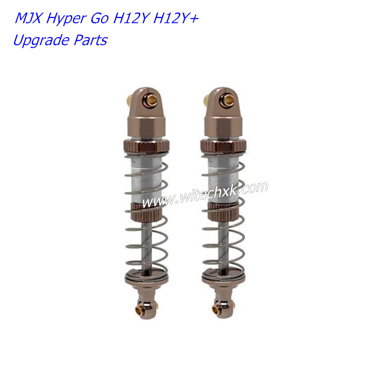 MJX Hyper Go H12Y H12Y+ Upgrade Parts Adjustable Soft and Hard Hydraulic Shock Absorber gold