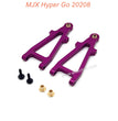 2-MJX Hyper Go 20208 parts metal upgrade front lower arm-5