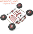 2-MN MODEL MN82 LC79 MN78 RC CAR Upgrade Metal Kits Red