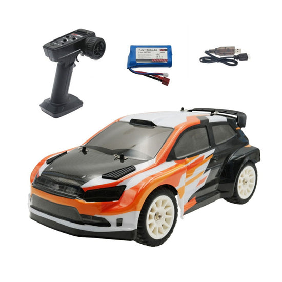 SANYAO SY SY1203 1:12 Full Scale Gyro 4WD Drift Rally CAR Orange-3