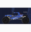 YIKONG YK4061 1/6 Simulation Electric Remote Control Waterproof Off-road Climbing Car BLUE