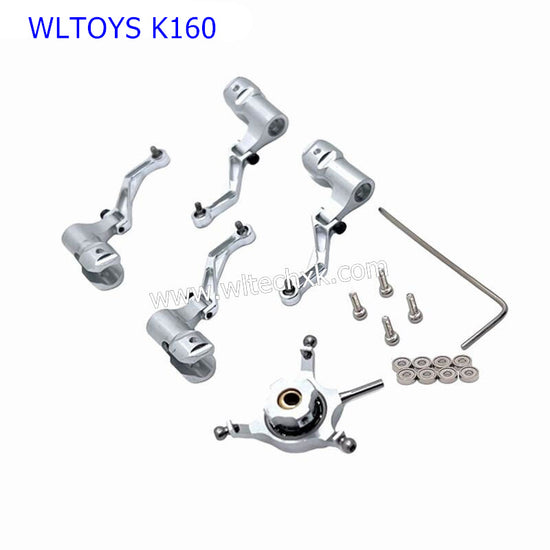 WLTOYS K160 RC Helicopter Upgrade Parts Crosshead Propeller Holder SILVER