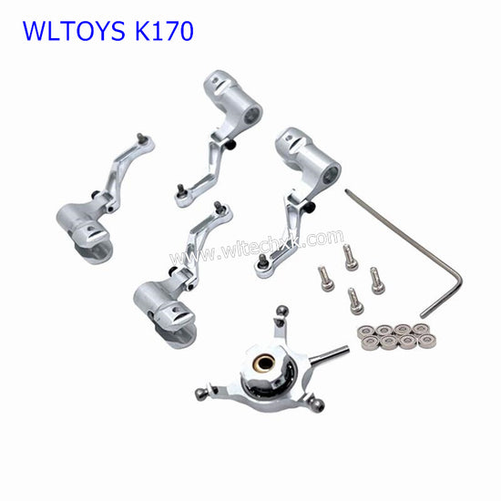 WLTOYS K170 RC Helicopter Upgrade Parts Crosshead Propeller Holder SILVER