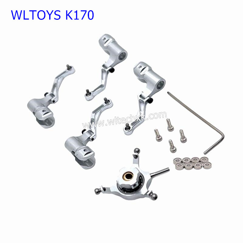 WLTOYS K170 RC Helicopter Upgrade Parts Crosshead Propeller Holder SILVER