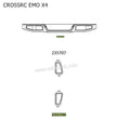 CROSSRC EMO X4 Parts Rear Bumper and Lamp Housing CS-97401268