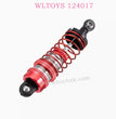 WLTOYS 124017 RC Car Front Shocks Red