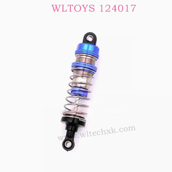 WLTOYS 124017 RC Car Rear Shocks blue