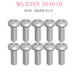WLTOYS 284010 Original part 2040 cross round head self tapping screws 2X6PB D3.5